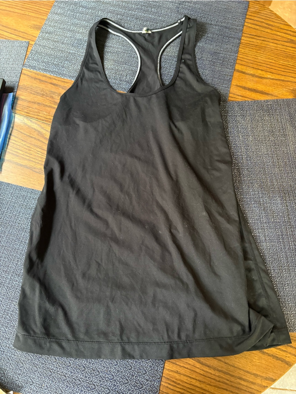 Xersion Black Racerback Tank Top